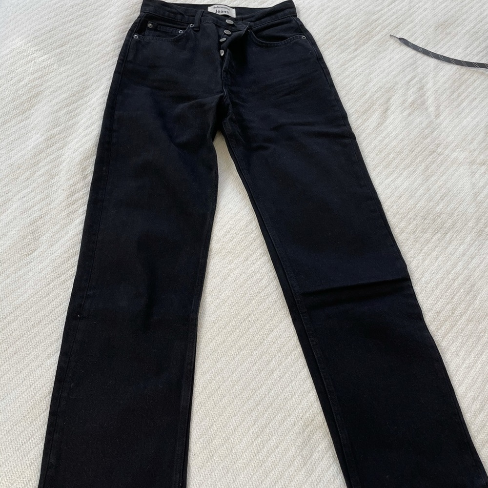 Cynthia high rise straight cropped jeans